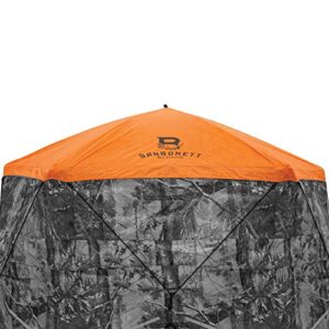 barronett blinds® 5-sided blaze orange safety cap, for use with 5-sided hunting blinds, safety during hunting, attaches quickly and easily, blaze orange, ba704