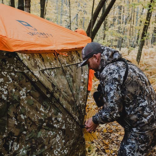 Barronett Blinds® 5-Sided Blaze Orange Safety Cap, for Use with 5-Sided Hunting Blinds, Safety During Hunting, Attaches Quickly and Easily, Blaze Orange, BA704