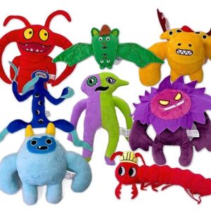 Garten of Ban Ban Plush 8 Pack - Season 4 Premium 13" Largest Size Garden of BanBan Plushies Toys - New Soft Monster Horror Stuffed Figure Doll for Chapter 4 Game Fans, Kids, Gifts