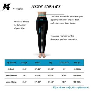 KT Buttery Soft Leggings for Women - High Waisted Leggings Pants with Pockets - Reg & Plus Size (Black,Tween)