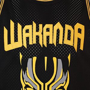 #2 Black Wakanda Killmonger Movie Basketball Jersey Men Black (Small, Black)