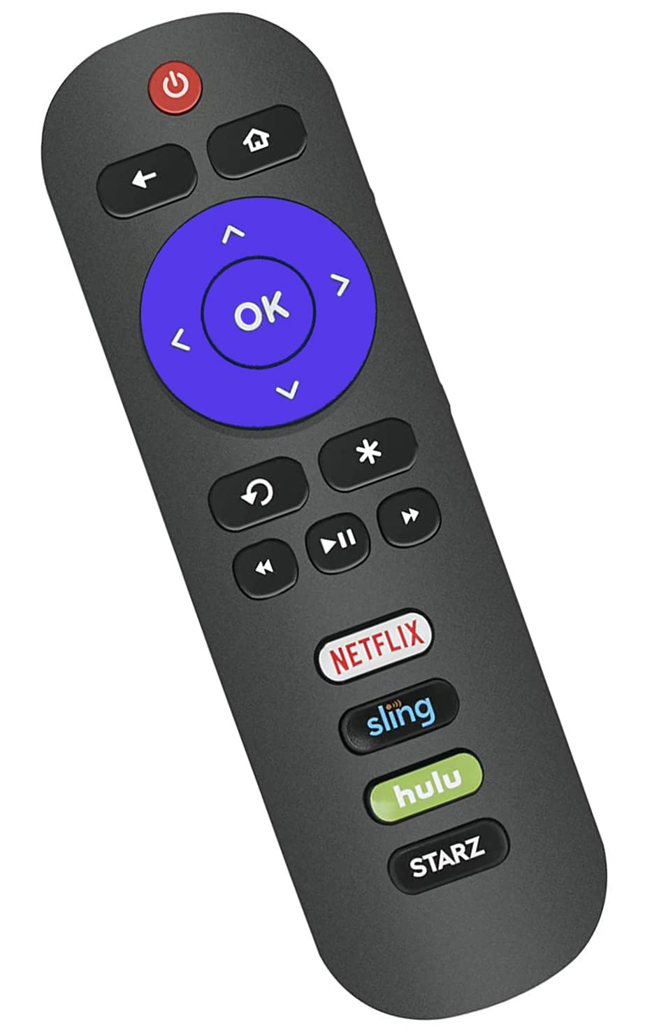Remote Control Compatible for All TCL Roku TV Remote 32S305 32s325 49S405 49S403 43S303 55S403 32S301 50FS3800 32S3750 32S3800 32S4610R 32S3850A 32S3700 43FP110 55s405 55p605