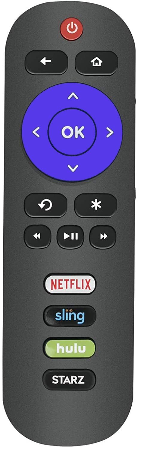 Remote Control Compatible for All TCL Roku TV Remote 32S305 32s325 49S405 49S403 43S303 55S403 32S301 50FS3800 32S3750 32S3800 32S4610R 32S3850A 32S3700 43FP110 55s405 55p605