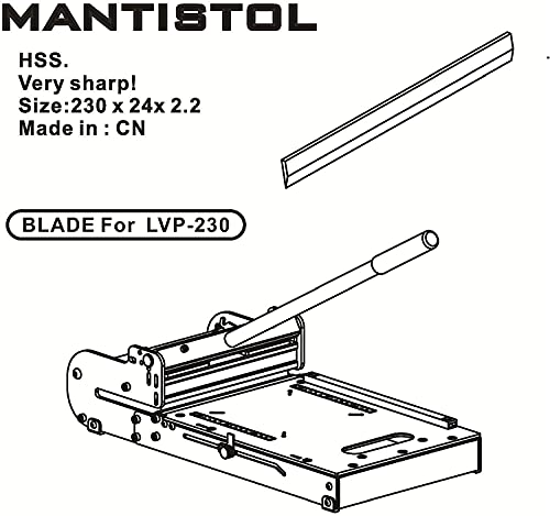 9" Replacement Blade-LVP230B, For 9" Vinyl Plank Cutter LVP-230.