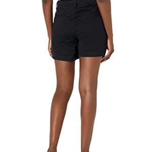 Lee Women's Regular Fit Chino Short, Black, 6