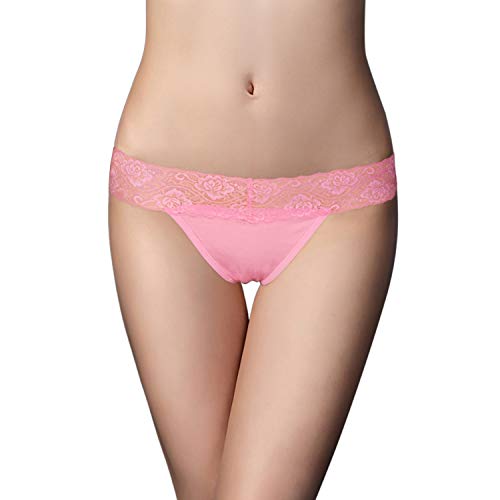 Sunm Boutique 8 Pack Lace Thongs for Women Thong Underwear Panties Low Waist (Multi, Medium)