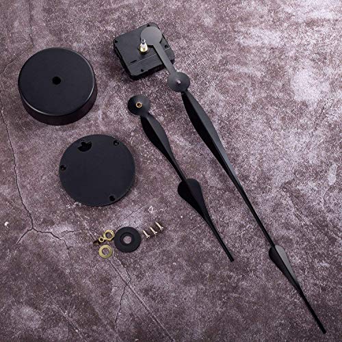 Hicarer DIY Large Clock Hands 3D Wall Clock for Kitchen Office and Home Art Decor Quartz Clock Movement Mechanism Accessories