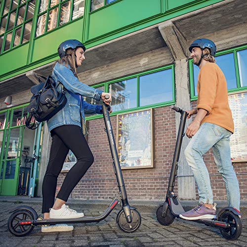 Segway Ninebot ES2 Electric Kick Scooter, Lightweight and Foldable, Upgraded Motor Power, Dark Grey Large