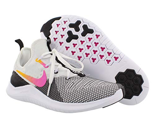 Nike womens Free TR 8 Shoes, Black/Laser Fuchsia, 6