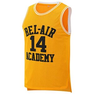 eway jersey #14 basketball jerseys s-xxxl(yellow, xxl)