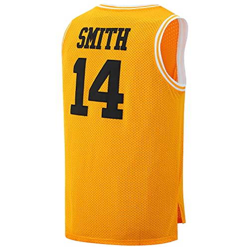 Eway Jersey #14 Basketball Jerseys S-XXXL(Yellow, XXL)