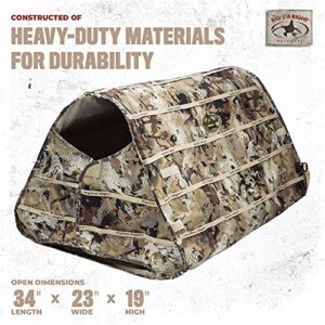 Rig'Em Right Waterfowl Field Bully Bird Hunting Dog Blind - Ultra Quick Setup with no Pins, Hinges or Poles (Gore Optifade Marsh Camo)