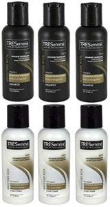 tresemme moisture rich shampoo & conditioner, 3 fl. oz. travel size (3 duo sets)