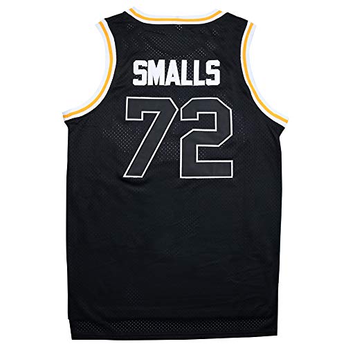 Yeee JPEglN Biggie Smalls Jersey BadBoy #72 Basketball Jersey S-XXXL (Black, XL)