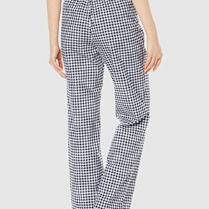 Amazon Essentials Women's Poplin Sleep Pant, Black Gingham, Medium