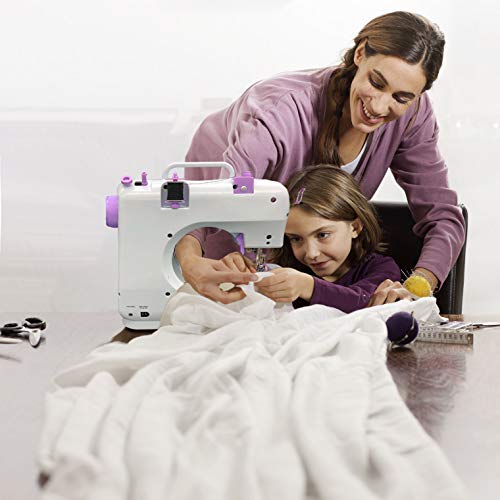 KPCB Sewing Machines for Beginners with 12 Stitches Mini Size with Backstitch