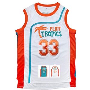 aolapo flint tropics jersey moon 33 basketball jerseys for men s-xxxl white