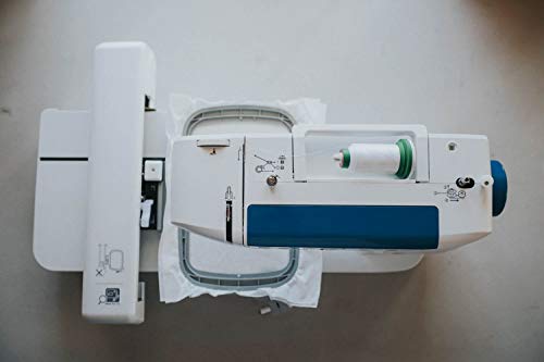 EverSewn Sparrow X Next-Generation Sewing and Embroidery Machine-Customize Designs and Monitor Projects from Your Smart Device, White