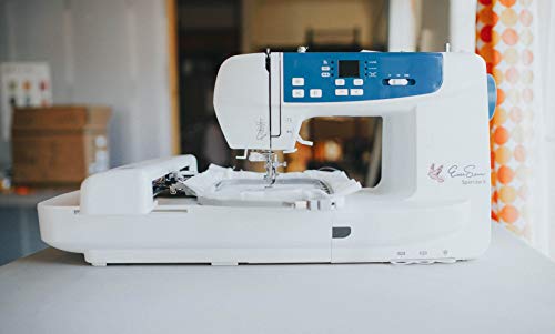 EverSewn Sparrow X Next-Generation Sewing and Embroidery Machine-Customize Designs and Monitor Projects from Your Smart Device, White