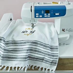 EverSewn Sparrow X Next-Generation Sewing and Embroidery Machine-Customize Designs and Monitor Projects from Your Smart Device, White