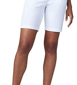 Lee Women's Regular Fit Chino Bermuda Short, White, 12