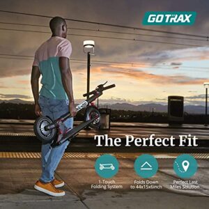 Gotrax GXL V2 Electric Scooter, 8.5" Pneumatic Tire, Max 12 Mile and 15.5Mph Speed, EABS and Rear Disk Brake,Foldable Escooter for Adult,Black