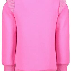 JoJo Siwa Big Girls Fleece Sweatshirt and Leggings Outfit Set Pink 8