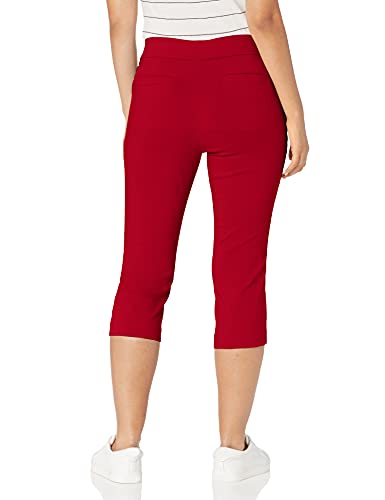 Pull On Capri with L Pocket, New Red Amore, 16