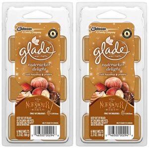 glade wax melts air freshener - holiday collection 2018 - nutcracker delight - net wt. 2.3 oz (66 g) per package - pack of 2 packages