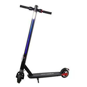 Voyager Proton Foldable Electric Scooter with LCD Display, LED Headlight and Light Strip, 15 MPH Max Speed, Long Range Battery Up to 6 Miles