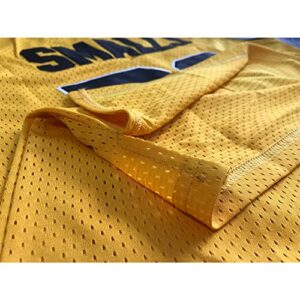 AIFFEE 'BadBoy' #72 Smalls Basketball Jersey S-XXXL Yellow, 90S Hip Hop Clothing for Party, Stitched Letters and Numbers (M)