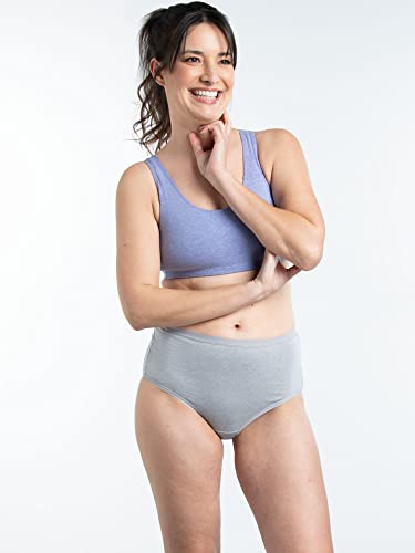 Fruit of the Loom Women's Beyondsoft Underwear, Super Soft Designed with Comfort in Mind, Available in Plus Size, Brief-Cotton Blend-12 Pack-Colors May Vary, 8