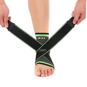 rewind with nature dr a-z plantar fasciitis support brace, sleeves, compression sock - lxl