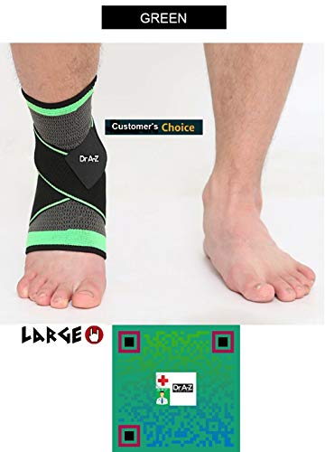 Rewind With Nature Dr A-Z Plantar Fasciitis Support Brace, Sleeves, Compression Sock - LXL