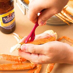 Artcome 22 Piece Seafood Tools Set for 4 People including 4 Lobster Crab Crackers 4 Lobster Shellers 6 Seafood Forks 4 Sauce Cups and 4 Lobster Crab Mallets