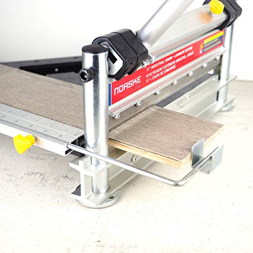 Norske Tools NMAP004 13 inch Laminate Flooring & Siding Cutter with Sliding Extension Table with Bonus Floor Installation Kit Great Value