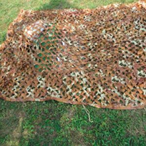 Mitef Heavy-Duty 150D Camo Netting Camouflage Net for Camping Hunting Blinds Shooting Military Decoration, Desert, 20x20ft/6x6m