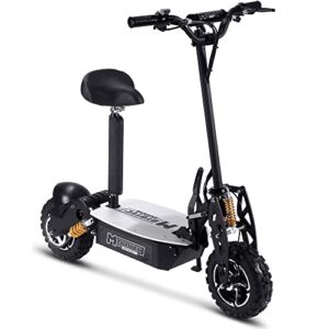 MotoTec 2000W 48V Electric Scooter Black