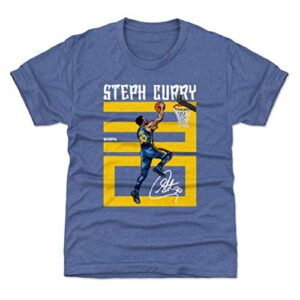 500 level steph curry youth shirt (kids shirt, 10-12y large, tri royal) - steph curry number y wht