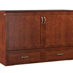 AFI Hamilton Murphy Bed Chest, Queen, Walnut