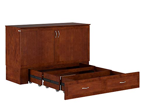 AFI Hamilton Murphy Bed Chest, Queen, Walnut