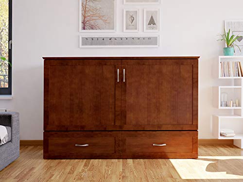 AFI Hamilton Murphy Bed Chest, Queen, Walnut