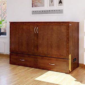 AFI Hamilton Murphy Bed Chest, Queen, Walnut