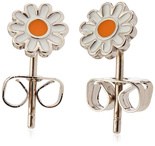 Pura Vida Silver Daisy Stud Earrings - .925 Sterling Silver Earring