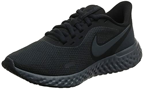 Nike Women's Revolution 5 Running Shoe, Black/Anthracite, 6 Regular US