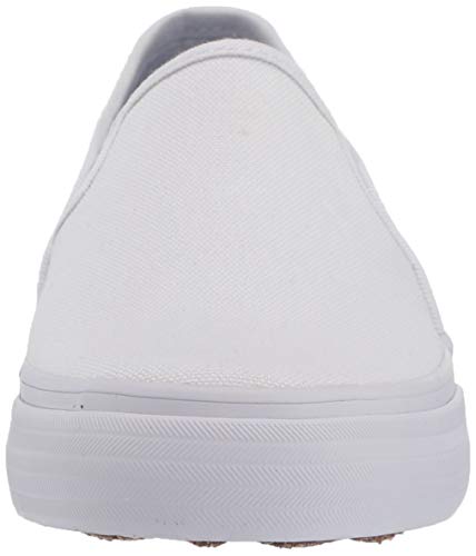 Keds Women's Double Decker Sneaker, White, 9.5