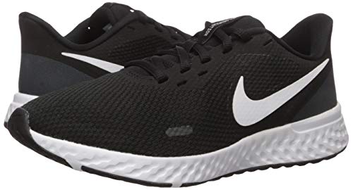 Nike Women's Revolution 5 Running Shoe, Black/White-Anthracite, 9 Wide US