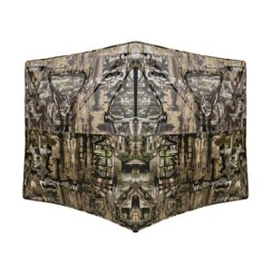 primos hunting double bull stakeout blind with surroundview, portable with carry bag in truth camo 65158