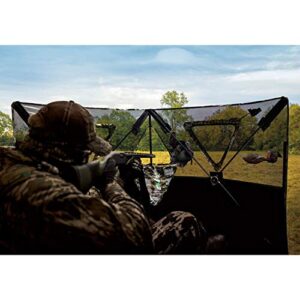 Primos Hunting Double Bull Stakeout Blind with SurroundView, Portable with Carry Bag in Truth Camo 65158