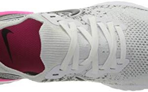 Nike Epic React Flyknit 2 Women's Running Shoe White/Black-Hyper Pink-Blue Tint 6.0